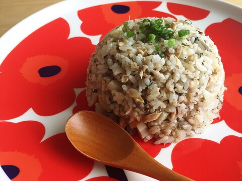 サバ缶チャーハン\( ¨̮ )/